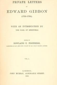 Private Letters of Edward Gibbon by Edward Gibbon