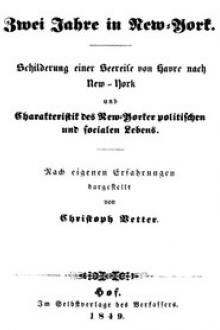 Zwei Jahre in New-York by Christoph Vetter