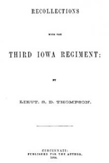 Recollections with the Third Iowa Regiment by Seymour Dwight Thompson