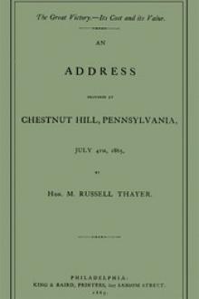 The Great Victory—Its Cost and Its Value by Martin Russell Thayer