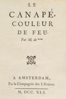 Le Canapé couleur de feu, par M by Jean-Louis Fougeret de Montbron