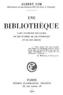 Une bibliothèque by Albert Cim