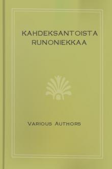 Kahdeksantoista runoniekkaa by Unknown