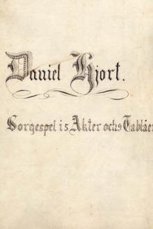 Daniel Hjort by Josef Julius Wecksell