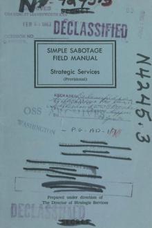 Simple Sabotage Field Manual by United States. Office of Strategic Services